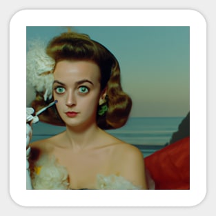 The Beauty of Bette Davis Sticker